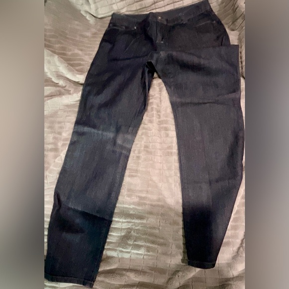 CJ Banks Denim - CJ Banks Dark Denim Jeans 14W